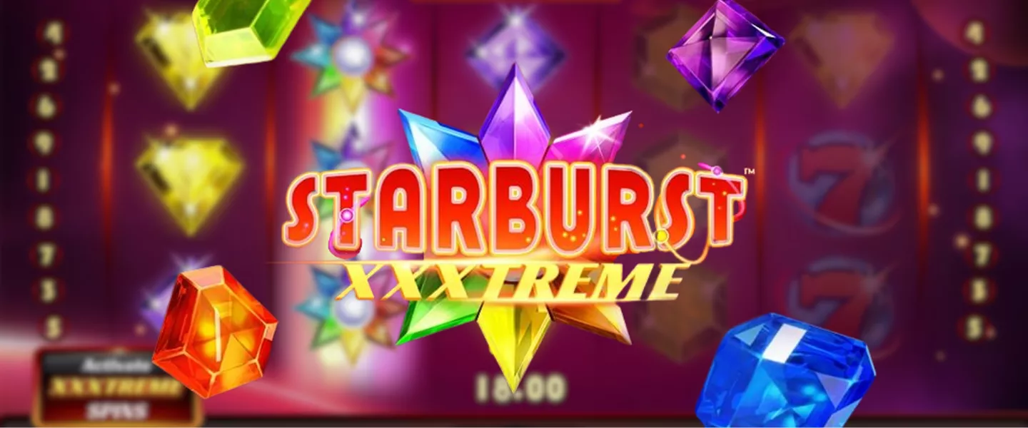 Machine à sous Starburst XXXtreme avec thème cosmique et multiplicateurs aléatoires